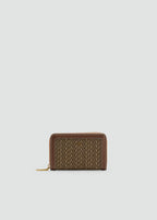 Medium Jacquard Wallet With Logo Chocolate