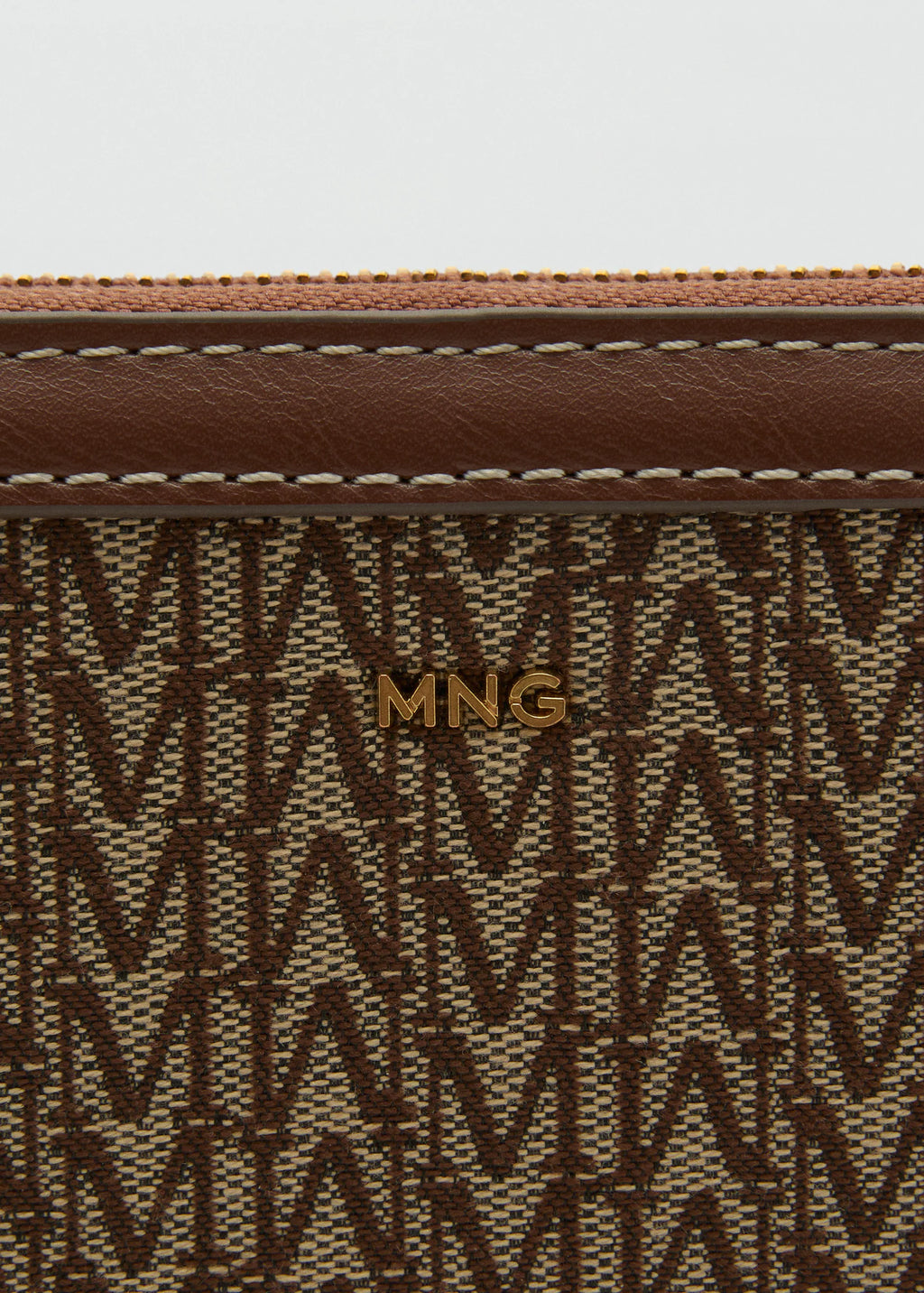 Medium Jacquard Wallet With Logo Chocolate