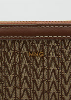 Medium Jacquard Wallet With Logo Chocolate