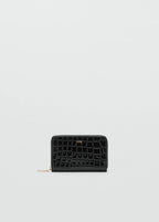 Medium Croc Wallet Black