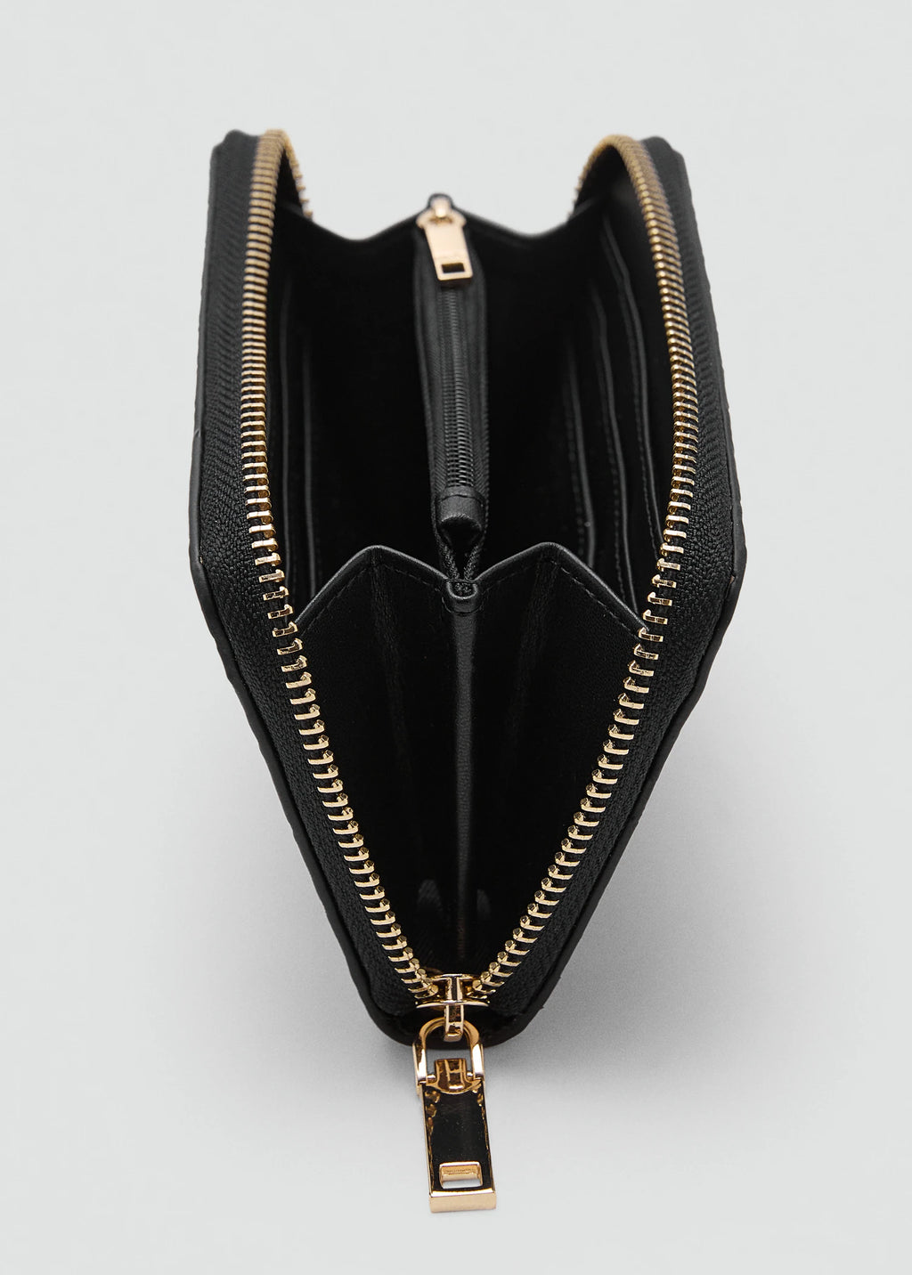 Medium Croc Wallet Black