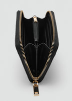 Medium Croc Wallet Black