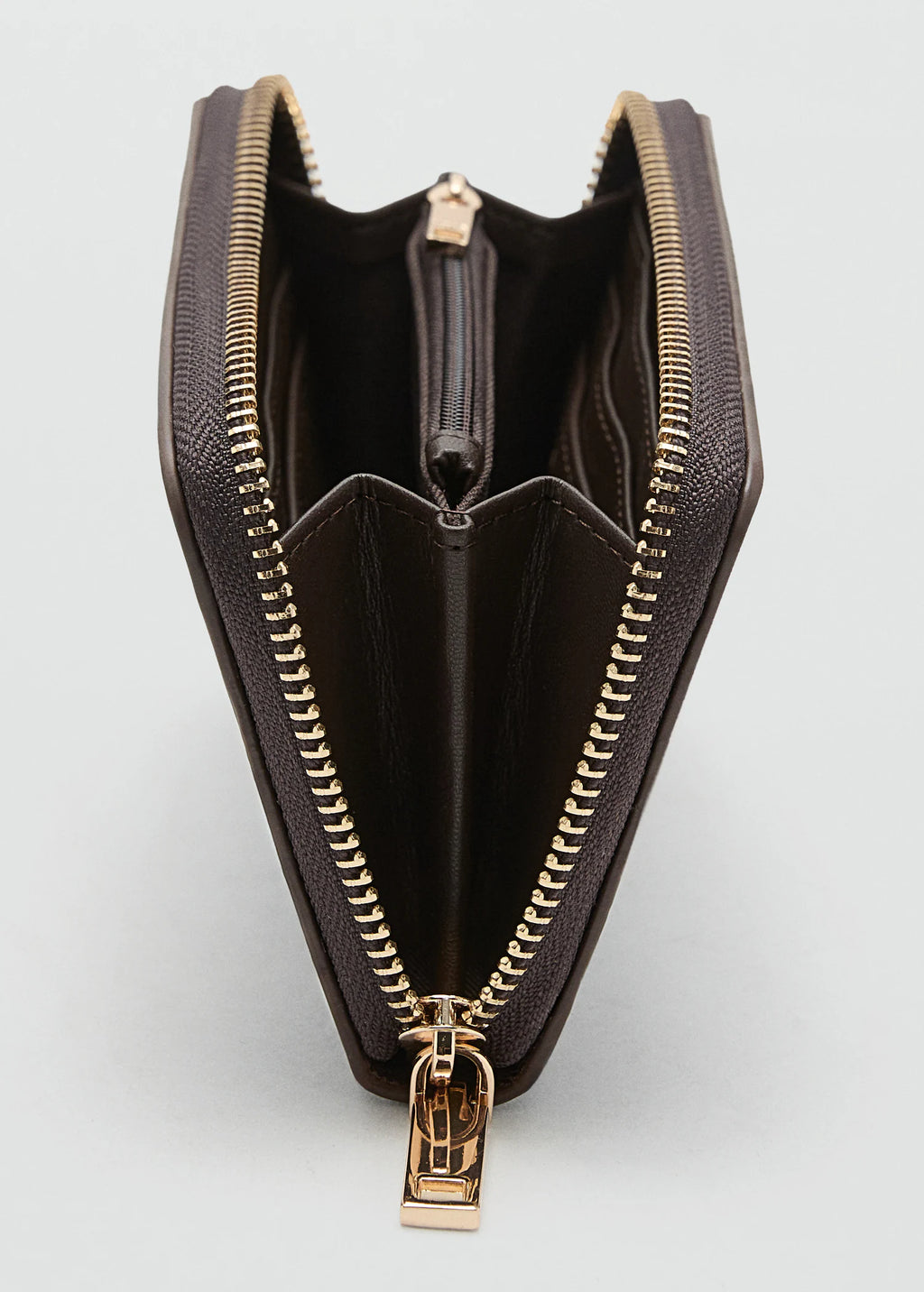 Medium Croc Wallet Chocolate