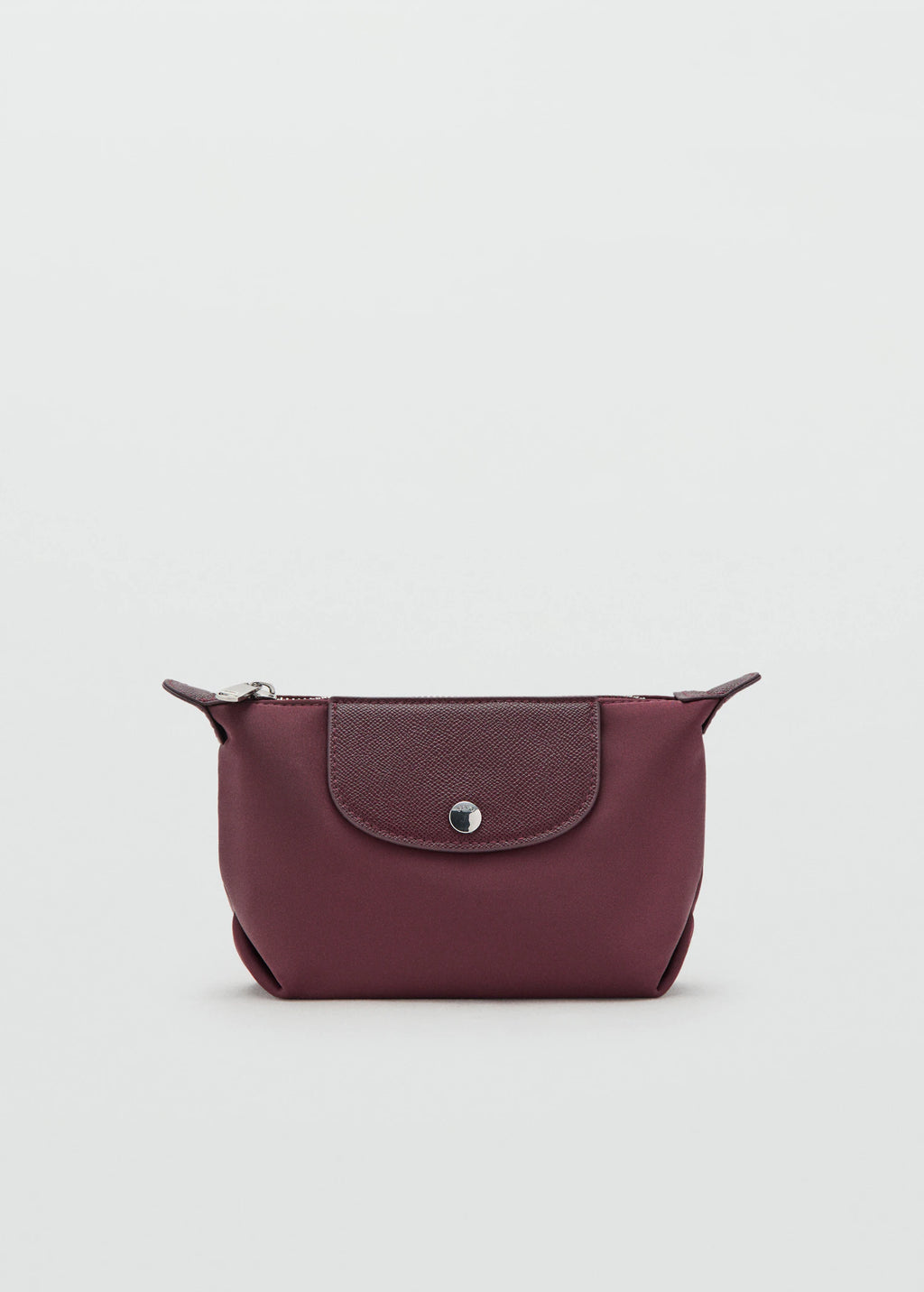 Medium Combined Nylon Toiletry Bag Burgundy