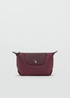 Medium Combined Nylon Toiletry Bag Burgundy