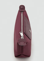 Medium Combined Nylon Toiletry Bag Burgundy