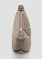 Medium Combined Nylon Toiletry Bag Light/Pastel Brown