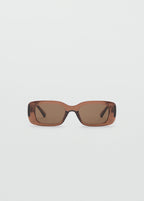 Maxi Frame Sunglasses Brown