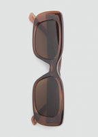 Maxi Frame Sunglasses Brown