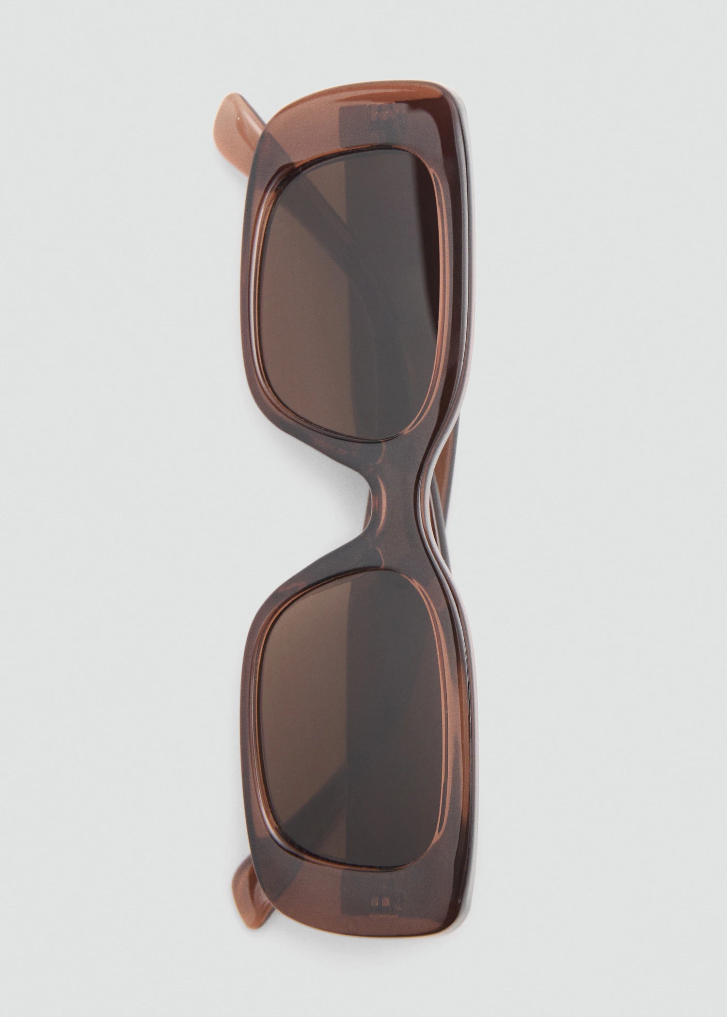 Maxi Frame Sunglasses Brown