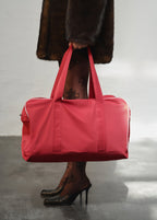 Maxi Bag With Contrasting Trim Red