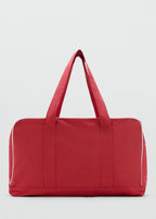Maxi Bag With Contrasting Trim Red