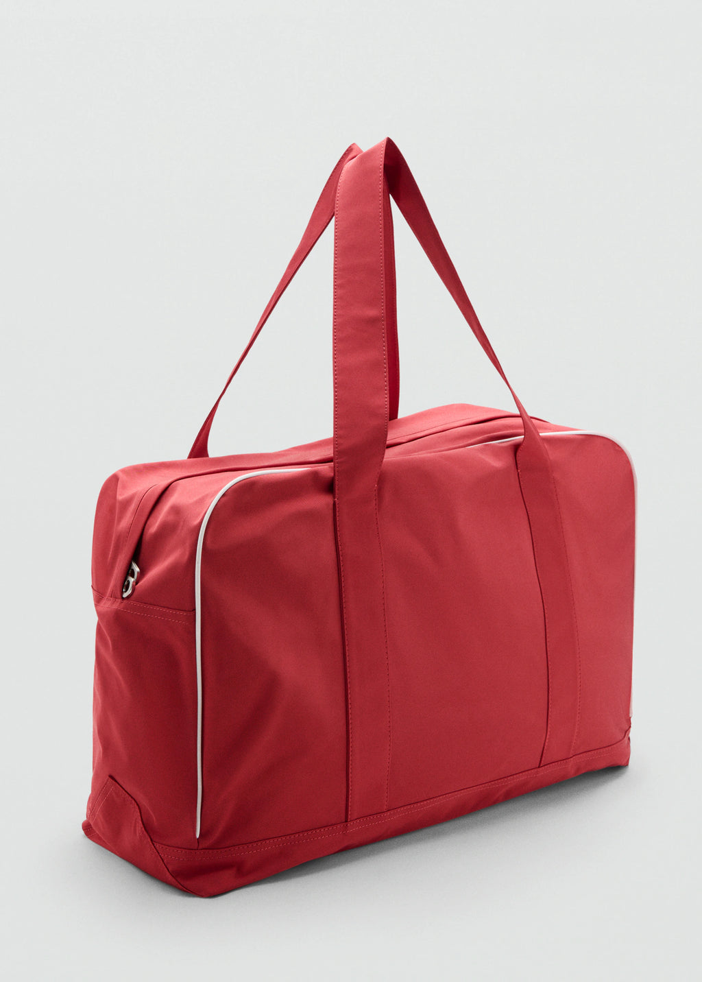 Maxi Bag With Contrasting Trim Red