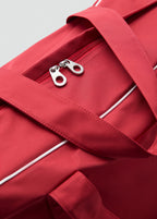 Maxi Bag With Contrasting Trim Red