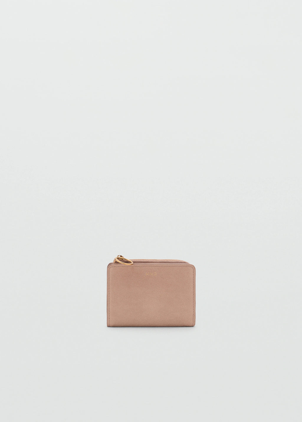 Leather Effect Wallet Pastel Pink