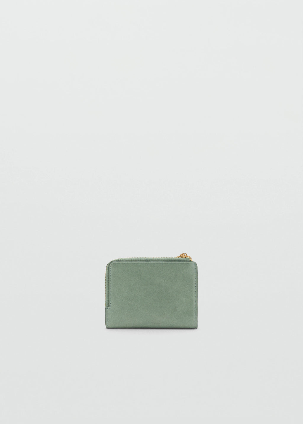 Leather Effect Wallet Aqua Green