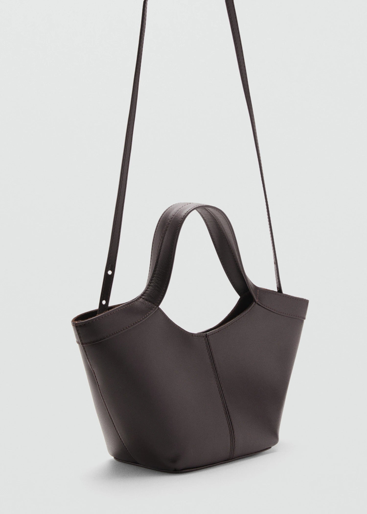 Leather Handbag Chocolate