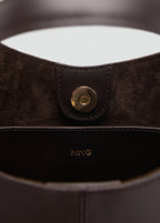 Leather Handbag Chocolate