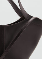 Leather Handbag Chocolate