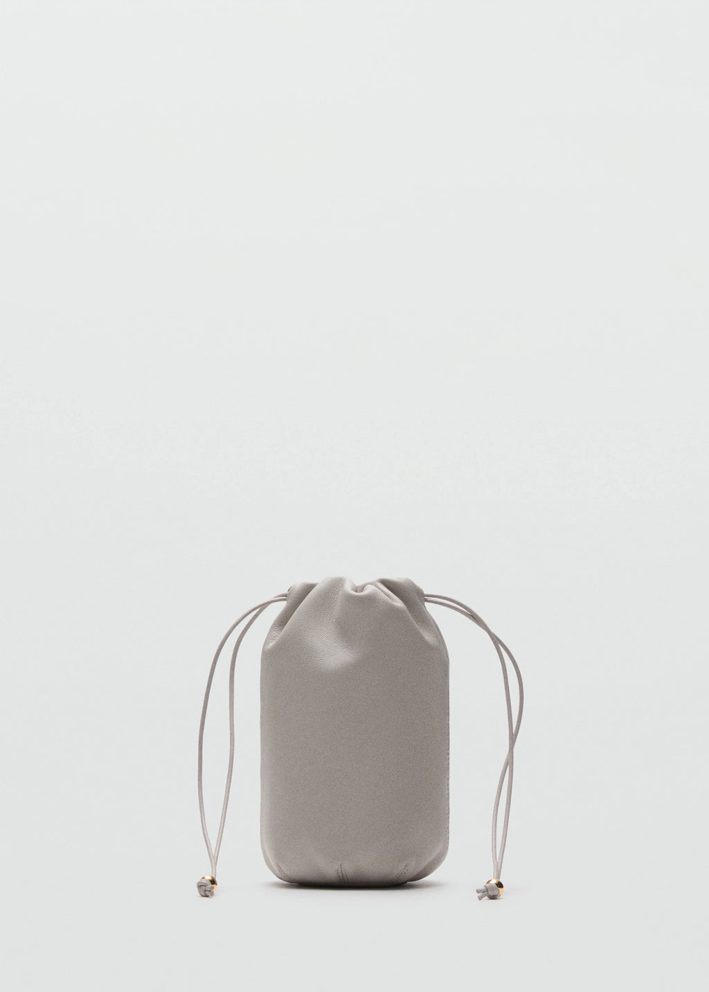 Leather Handbag Light/Pastel Grey