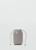 Leather Handbag Light/Pastel Grey