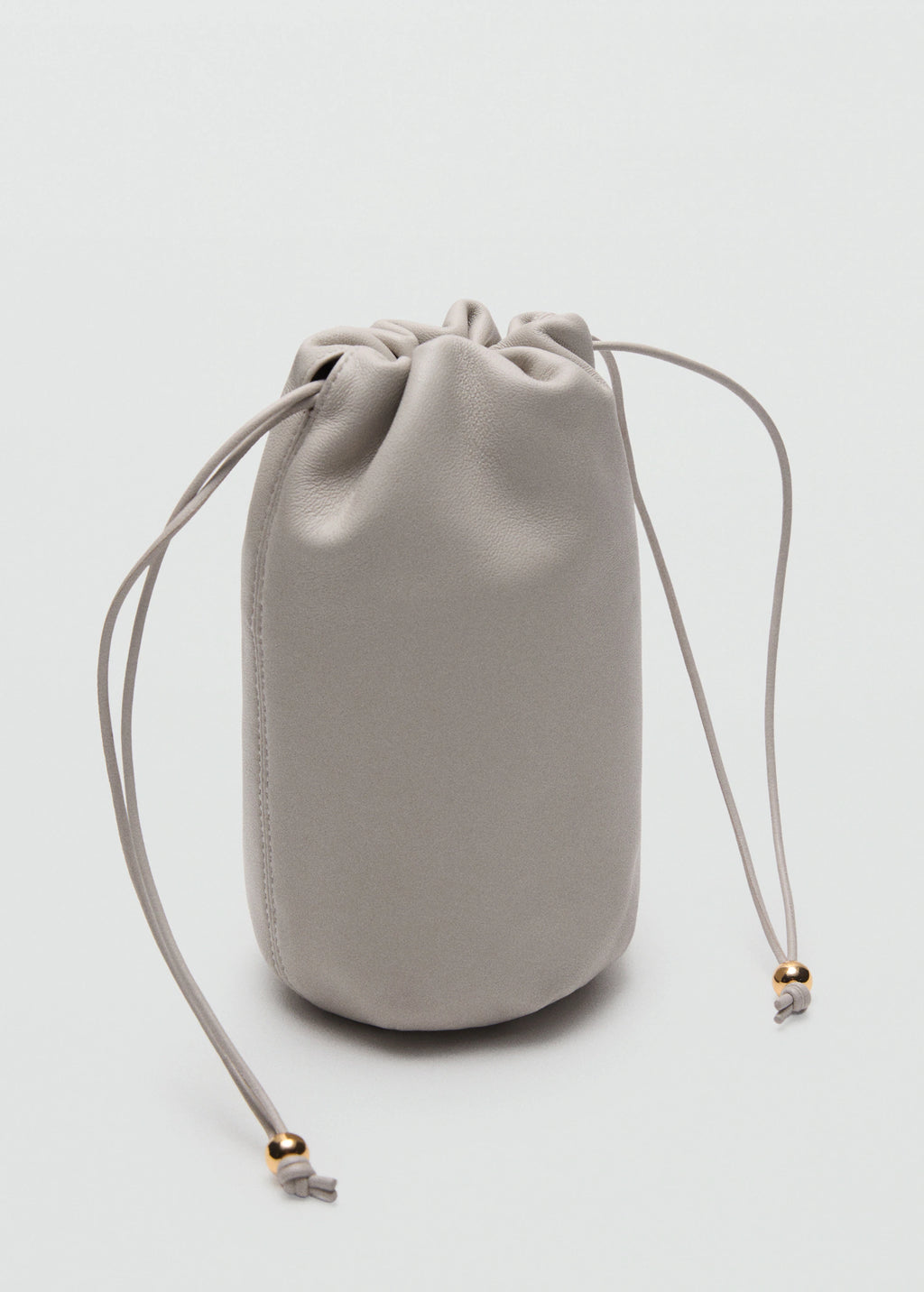 Leather Handbag Light/Pastel Grey