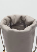 Leather Handbag Light/Pastel Grey