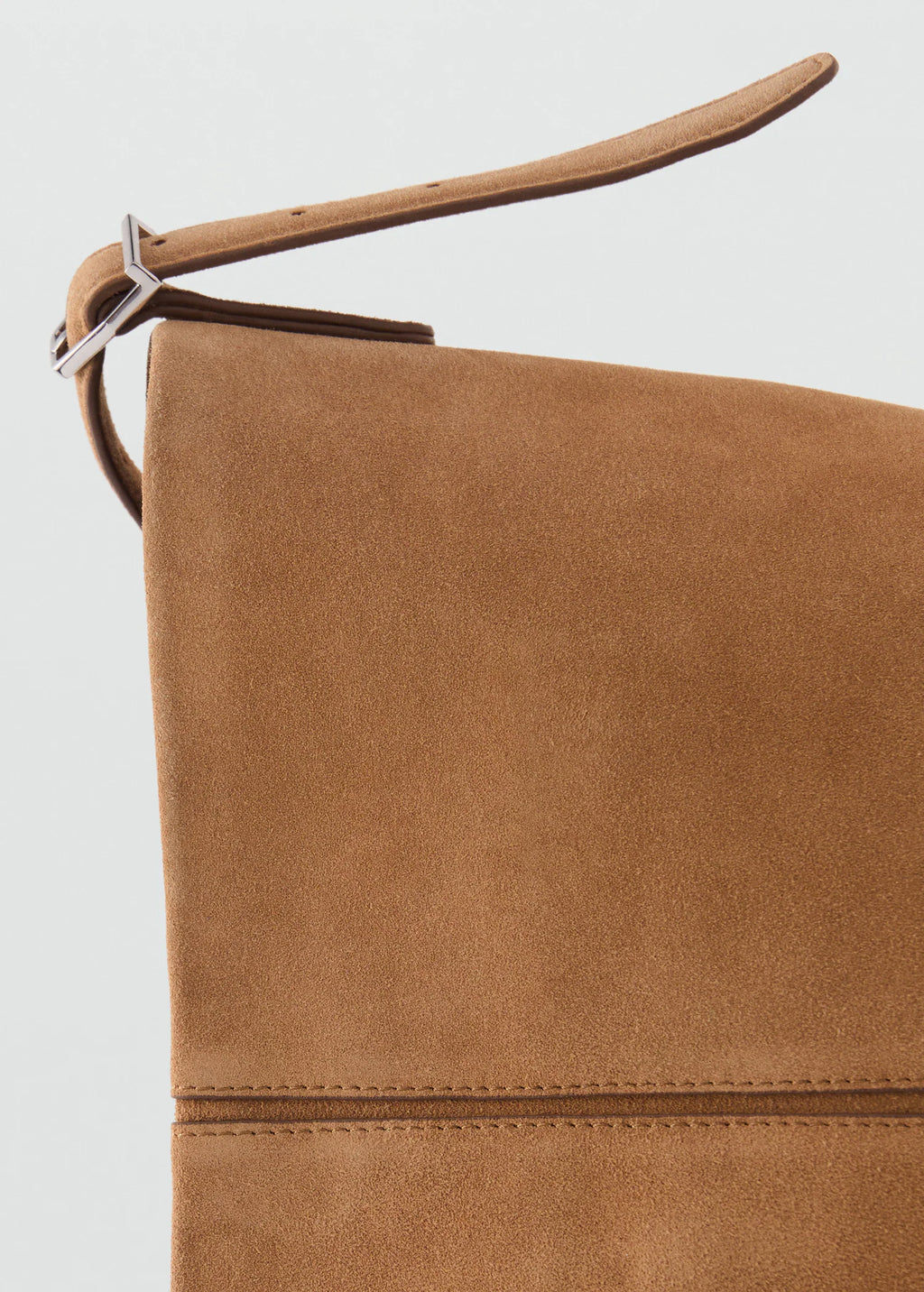 Leather Bucket Bag Medium Brown