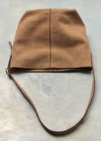 Leather Bucket Bag Medium Brown