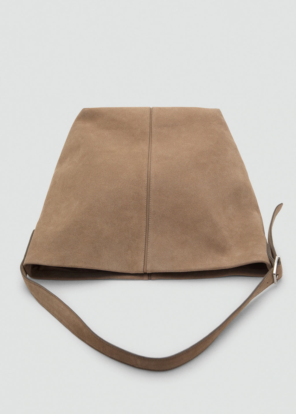 Leather Bucket Bag Sand