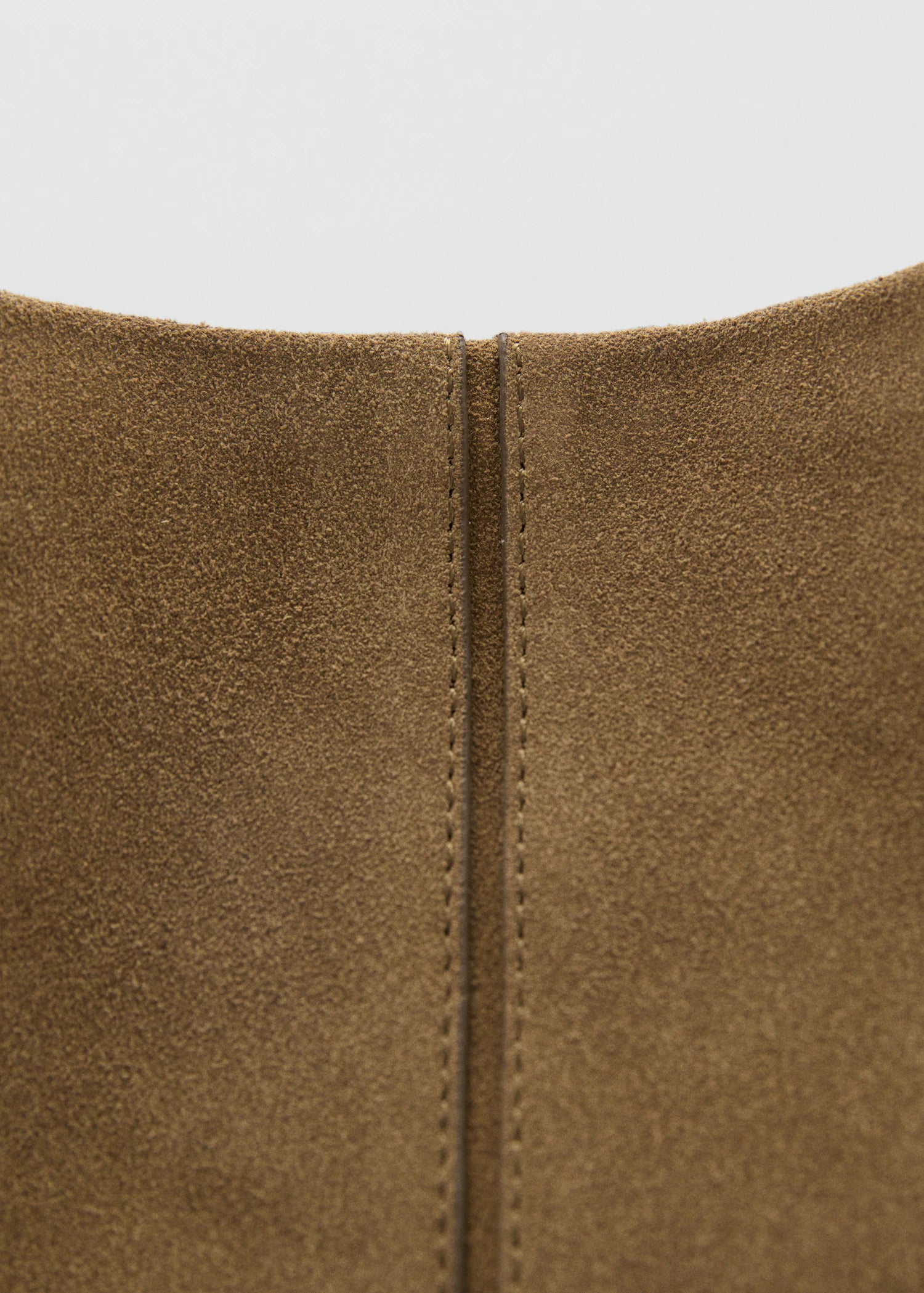 Leather Bucket Bag Tobacco Brown