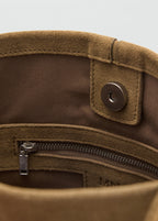 Leather Bucket Bag Tobacco Brown