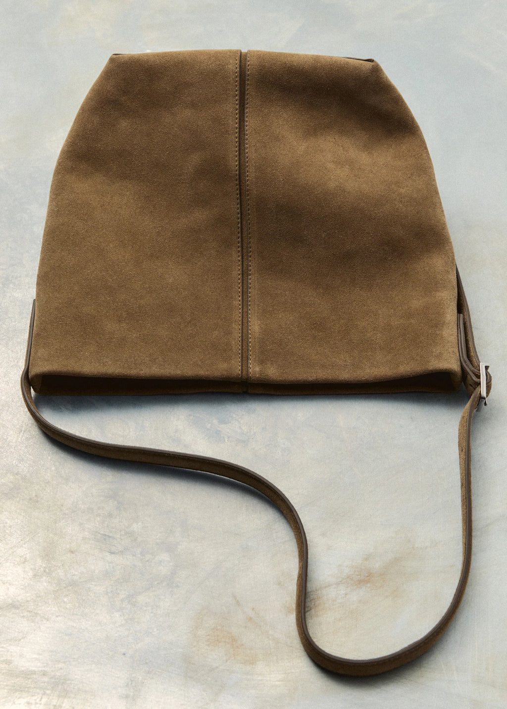 Leather Bucket Bag Tobacco Brown