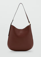 Large Oval Shoulder Bag Leather