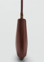 Large Oval Shoulder Bag Leather