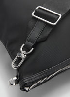 Large Nylon Shopper Bag Black