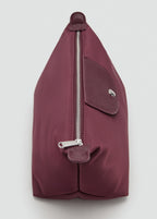 Large Combined Nylon Toiletry Bag Burgundy