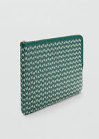 Laptop Case With Printed Logo Green