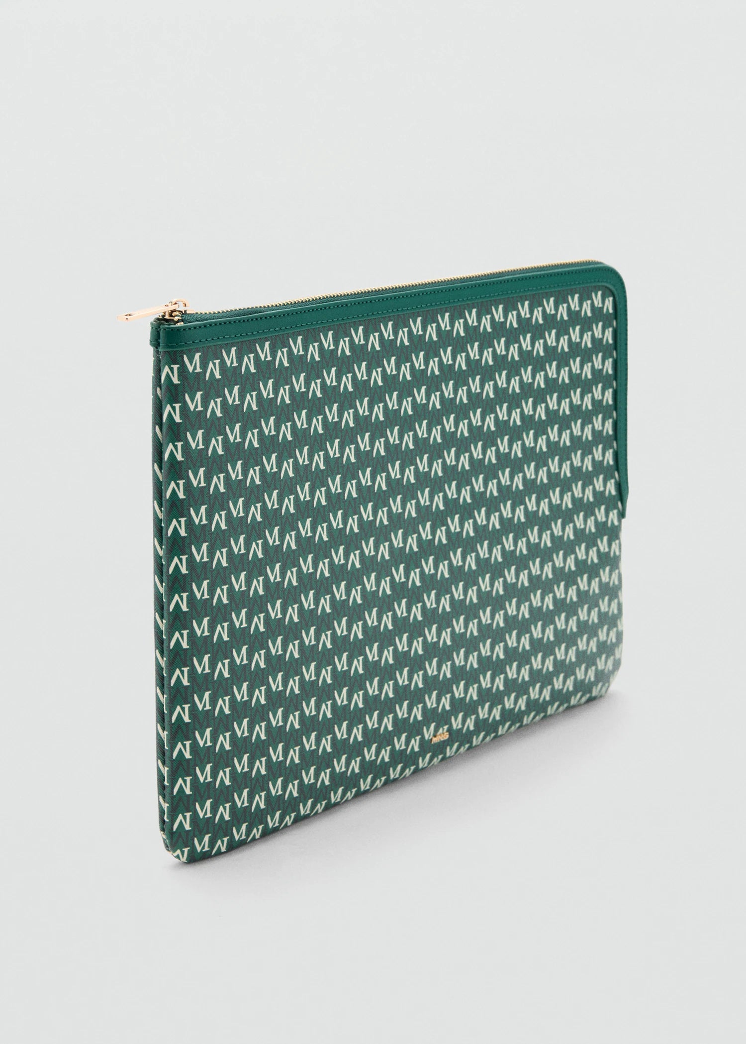 Laptop Case With Printed Logo Green