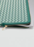 Laptop Case With Printed Logo Green