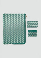 Laptop Case With Printed Logo Green