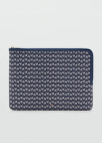 Laptop Case With Printed Logo Navy