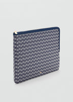 Laptop Case With Printed Logo Navy