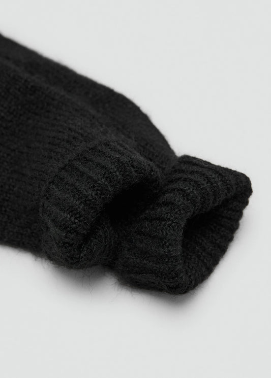 Knitted Gloves Black