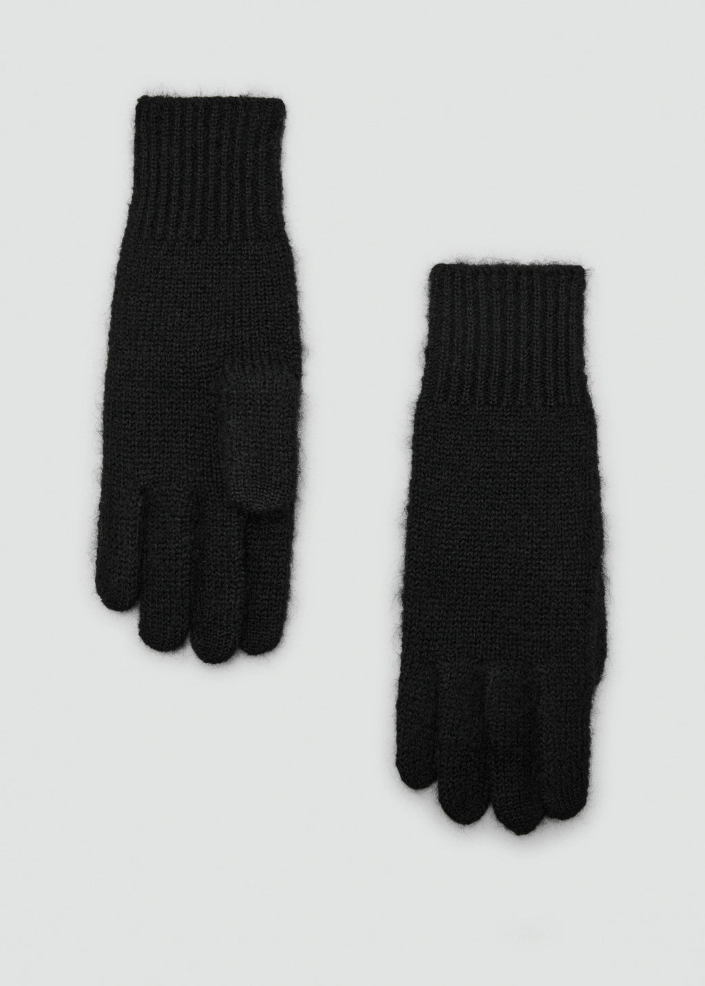 Knitted Gloves Black