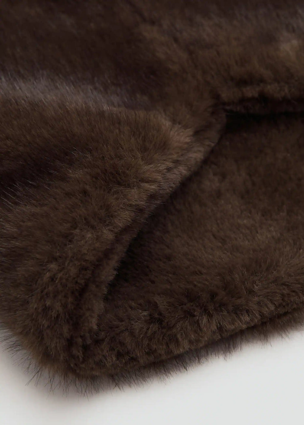 Fur Effect Snood Chocolate