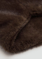Fur Effect Snood Chocolate