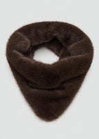Fur Effect Snood Chocolate