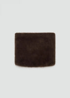 Fur Effect Snood Chocolate