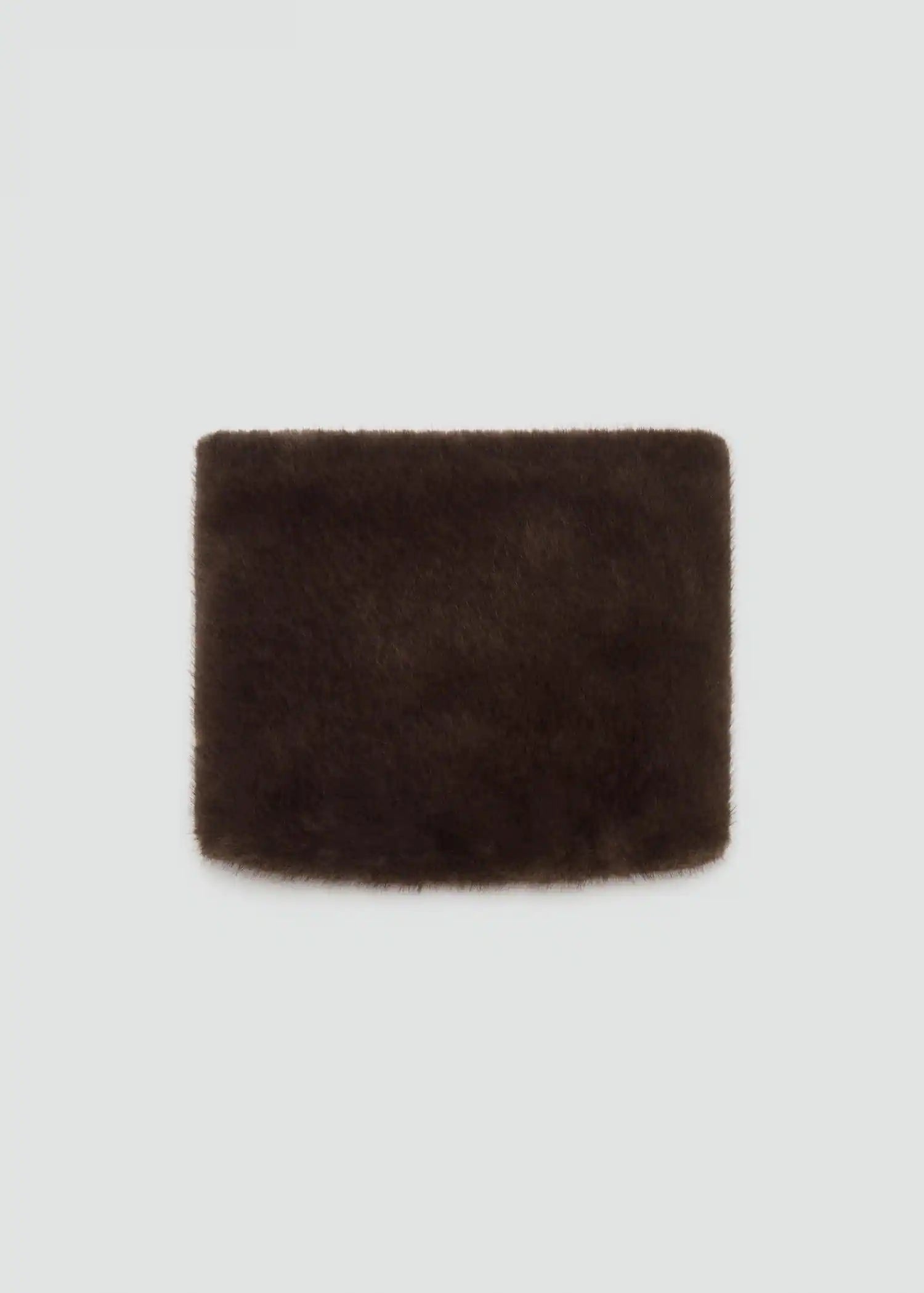 Fur Effect Snood Chocolate